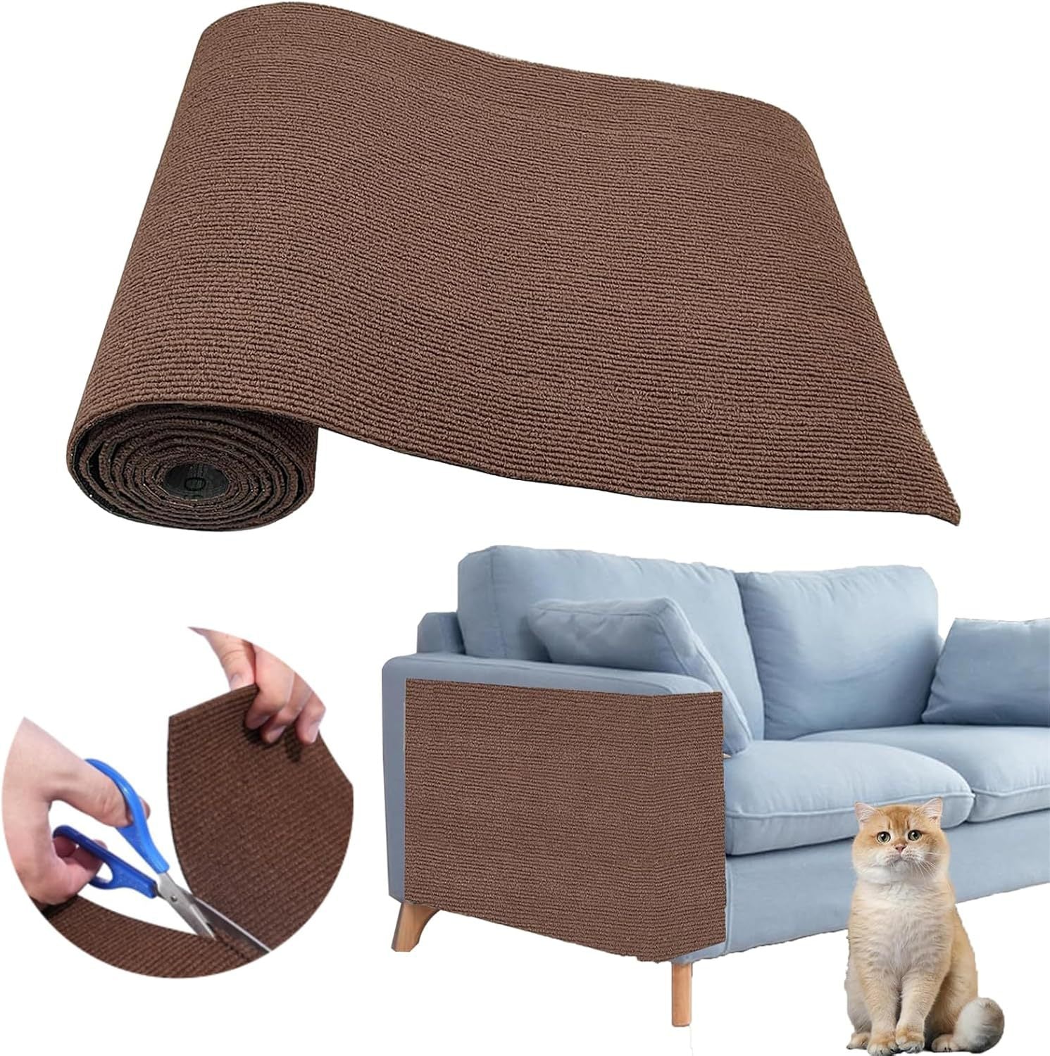 Self-Adhesive Cat Scratching Pad