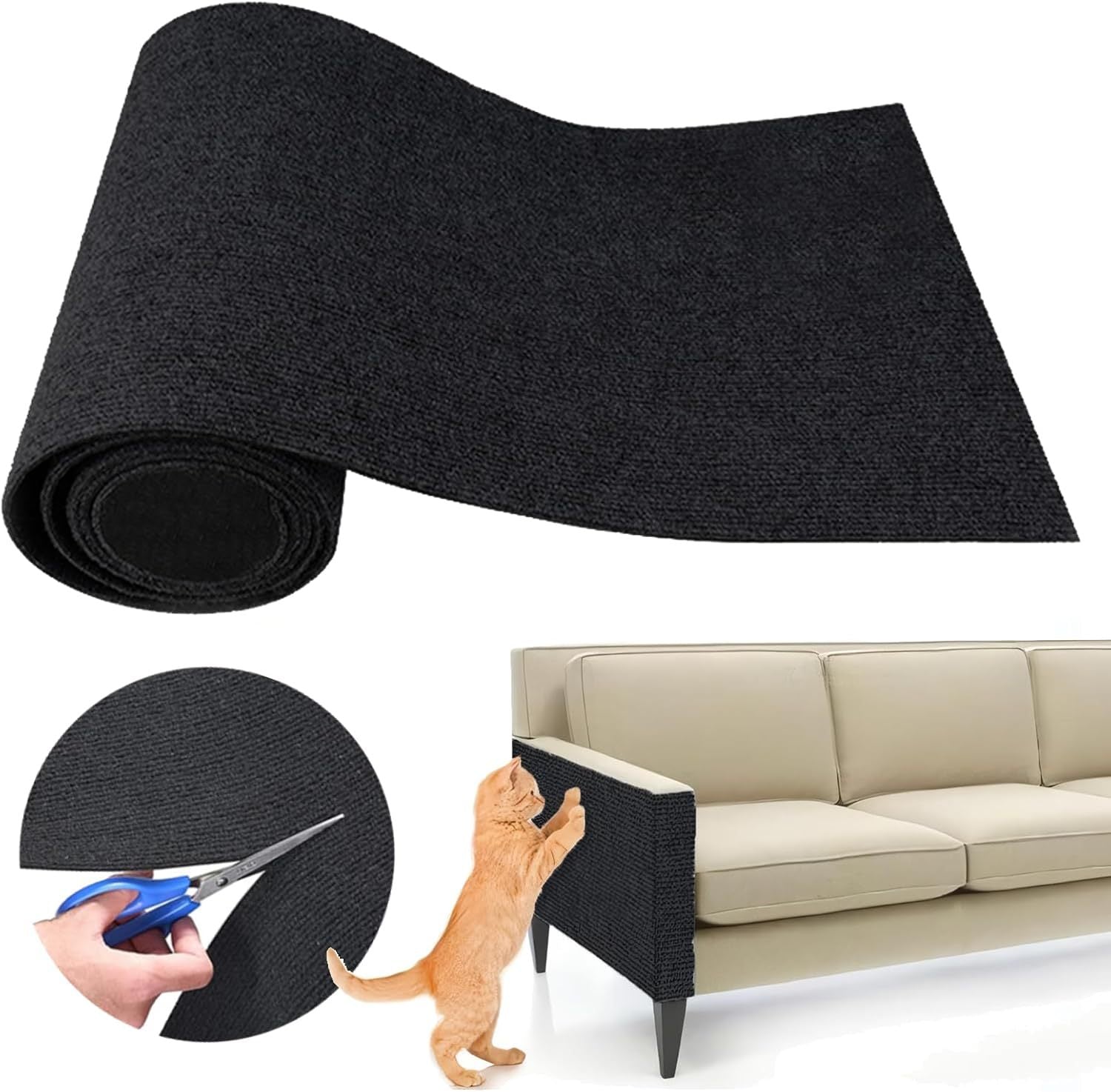 Self-Adhesive Cat Scratching Pad
