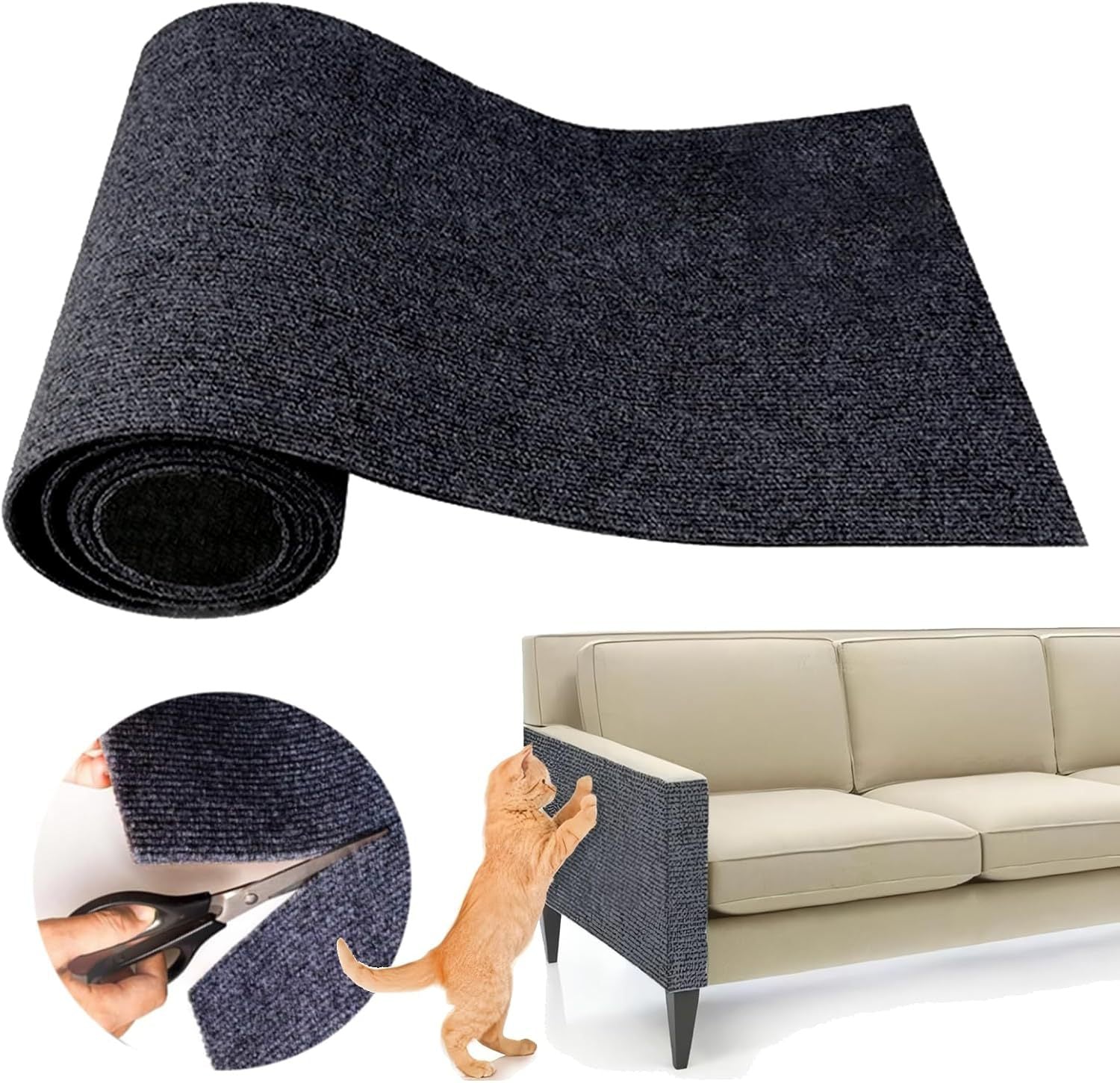 Self-Adhesive Cat Scratching Pad