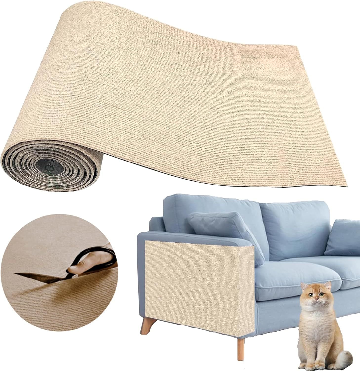 Self-Adhesive Cat Scratching Pad